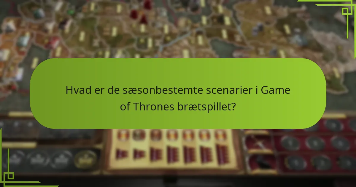 Hvad er ændringerne i ressourcerne i de forskellige sæsoner?