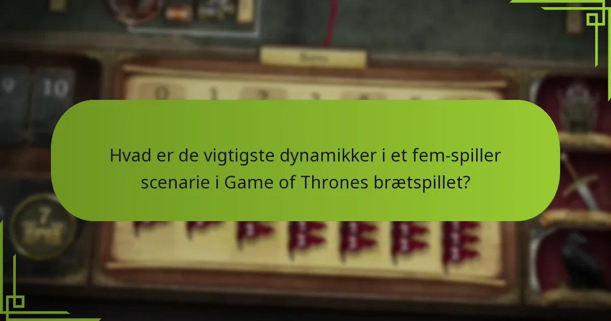 Hvad er de anbefalede opsætningsvariationer for et fem-spiller spil?