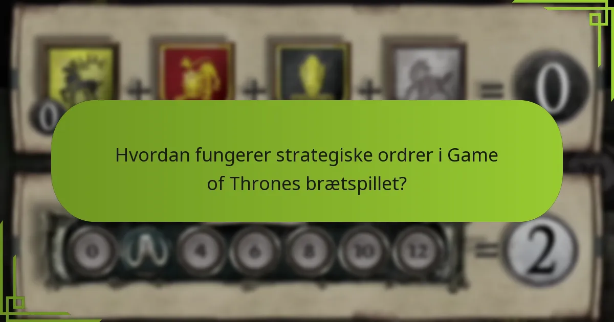 Hvordan sammenlignes strategiske ordrer med bevægelsesordrer?